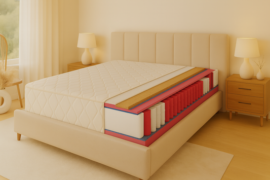 Bedsy Comfort Pocket Matras 160×200 + Aloe Topper 160x200